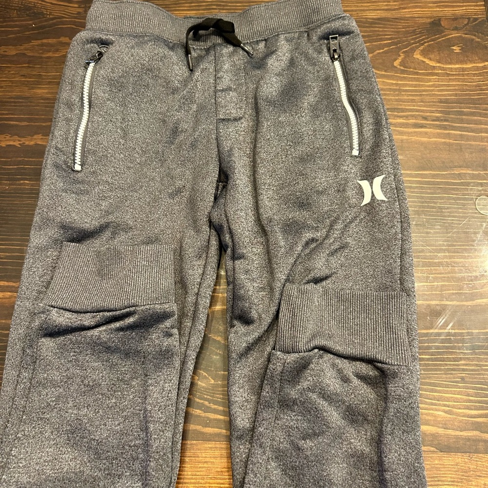 Hurley Kids Charcoal Joggers with Zipper Pockets